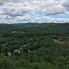 Looking east towards the town of Sebago