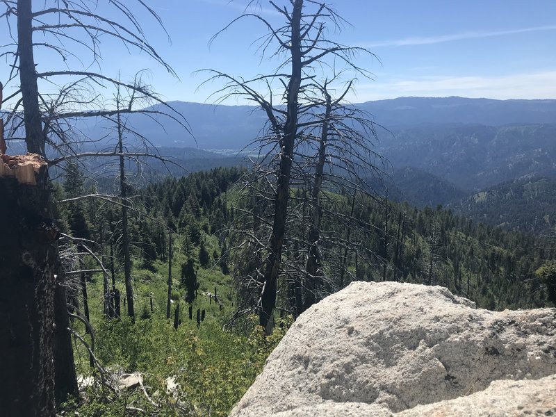 View from one of the peaks.