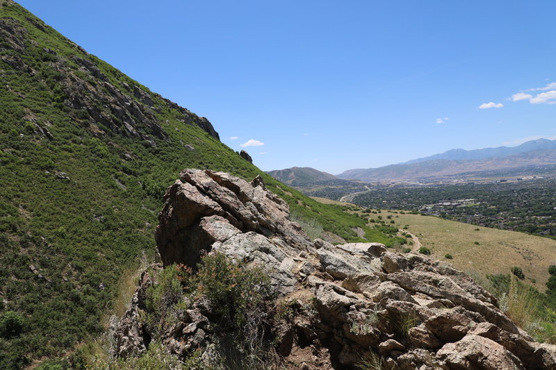 This is a lookout where the trail starts