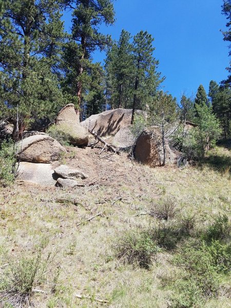 Rock Formations and blue skies