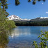 Lassen Peak across Manzanita Lake