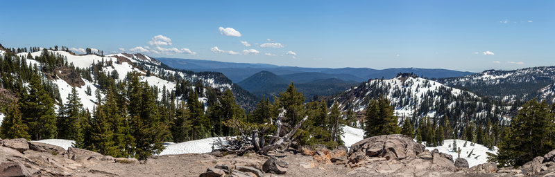 View from Bumpass Trailhead