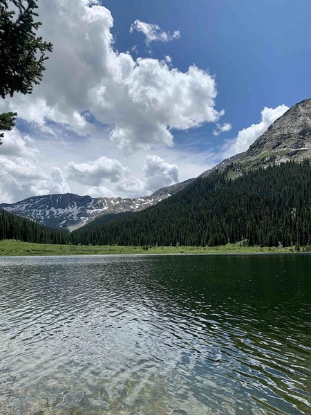 Clohesy Lake - your reward for climbing up the jeep road!