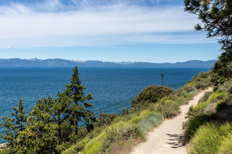 Lake Tahoe from Cave Rock Trail.