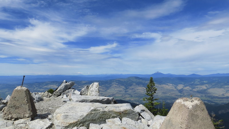 Facing northeast,  looking at Mt. Mcloughlin.