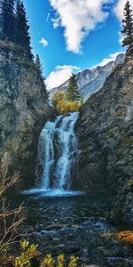 Edworthy Falls, after descending from the trail.