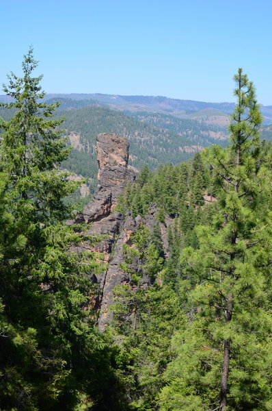 The first view of Stein's pillar.