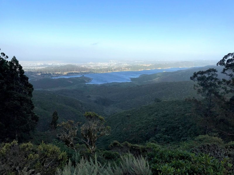 The reservoir and the bay view.