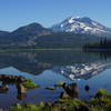 South Sister from Sparks Lake.