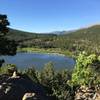 Overlooking Lily Lake from Lily Trail