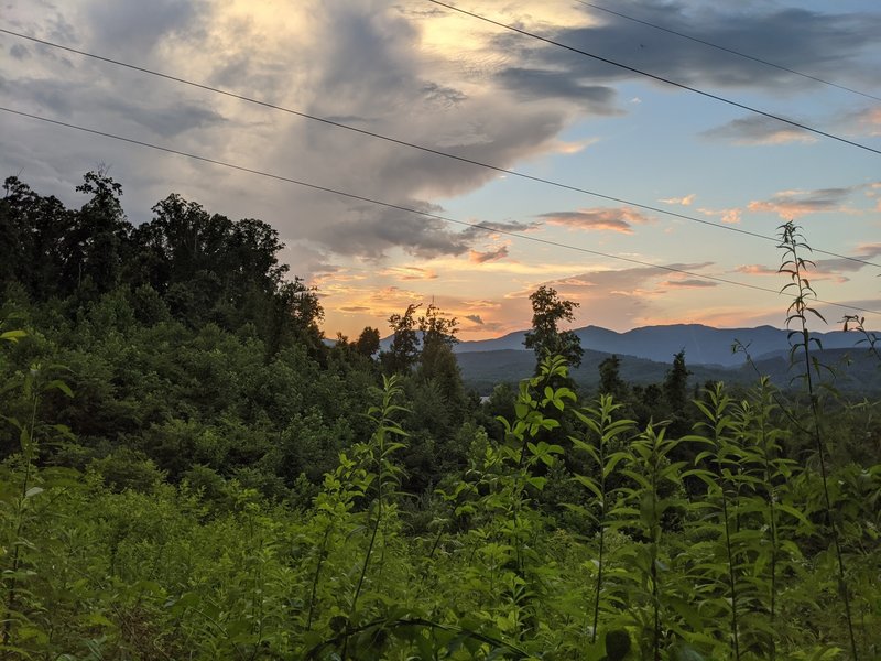 View of Cumberland Ridge from just below the Mississippi Rd Access.