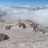 Lava Dome with steam vent in lower right center.