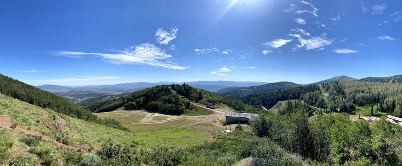 Looking East Down to Park City