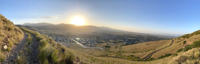 Looking North from Diamondback Trail