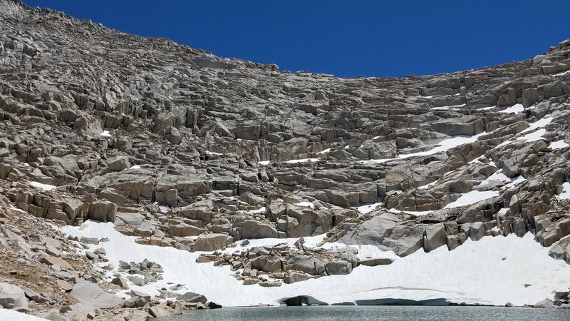 Looking south at Ursula pass.