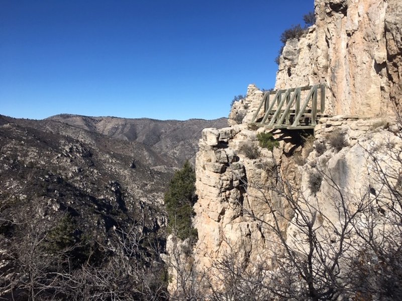 Cliffside bridge