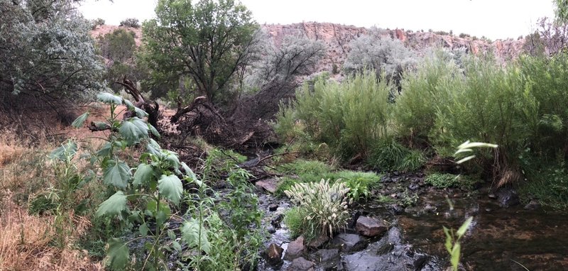 The Santa Fe River.