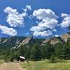 Near the intersection of Mesa and BlueBell Trail in Chautaqua Park.