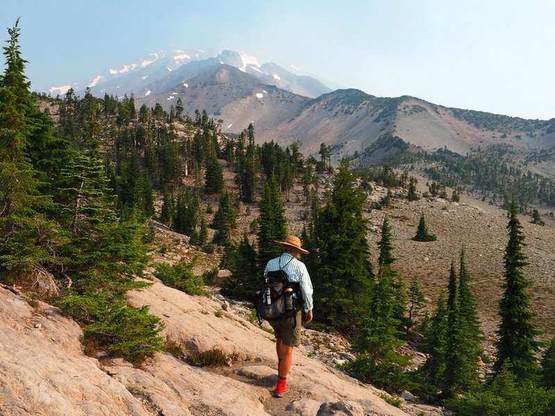 Mount Shasta from the Panther Meadow Trail.