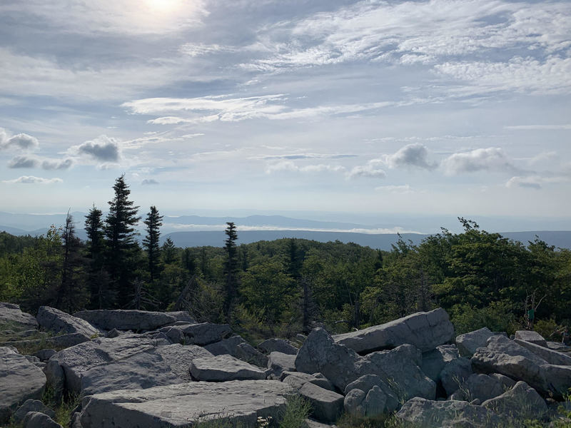 View of the start and end of your hike.