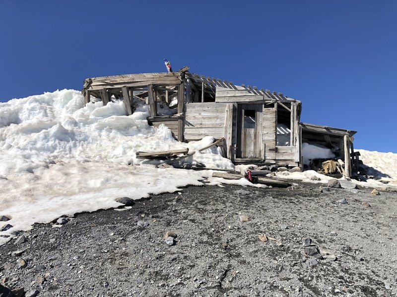 Summit hut.