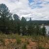 End of Limber PIne Trail; overlooking South Catamount Reservoir.