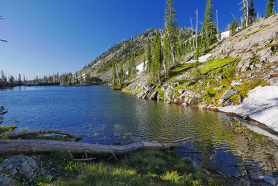 Sunrise on Crevice Lake