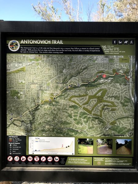 Antonovich Trail Map