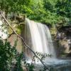 Minneopa Falls from the river below.