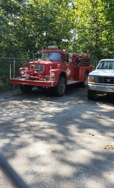 Old tyme fire truck