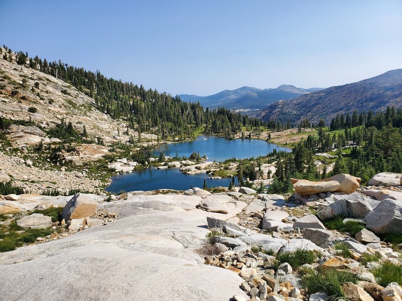 Looking North East from Rockbound Pass - Lake Doris