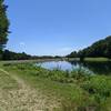 The reservoir, part of the Hamburg water supply!