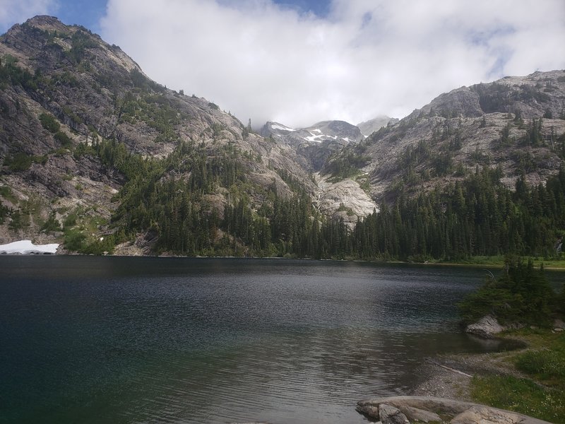 View from the far side of the lake facing towards Venus Lake.