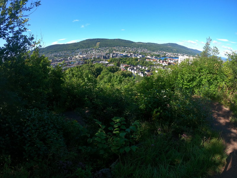 Viewpoint over City Drammen