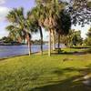 Trail along Intercoastal Waterway