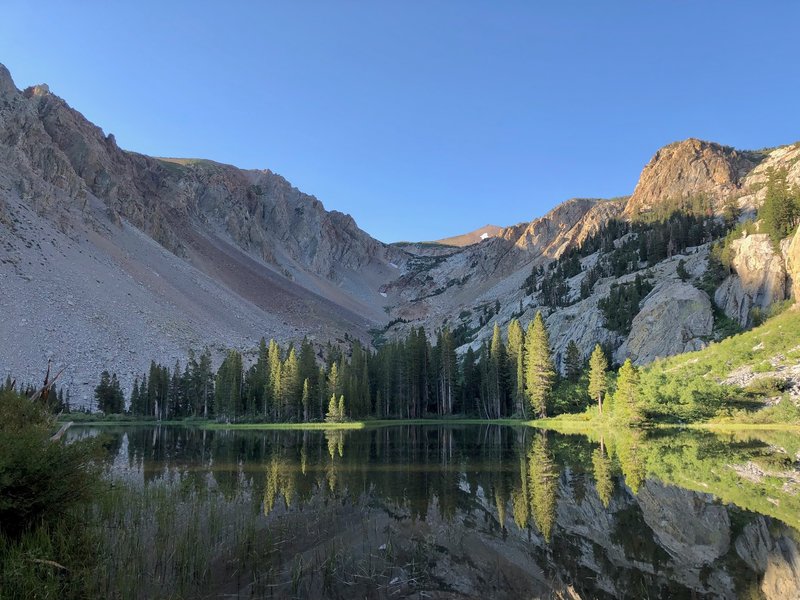 Fern Lake at sunrise.