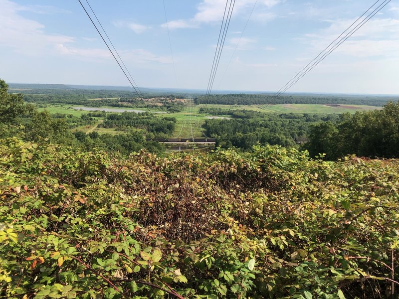 North view from west easement.