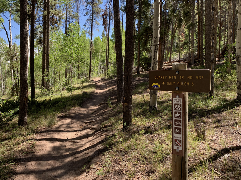 Quakey Mountain Trail.