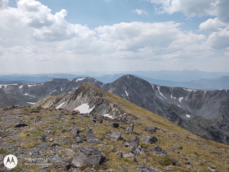 From the top of Byers Peak.