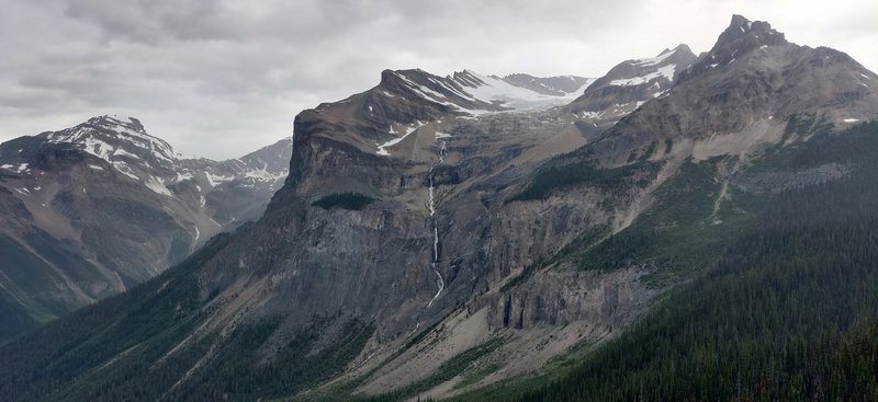 Views from Burgess Pass can be very good, even on a cloudy rain day.