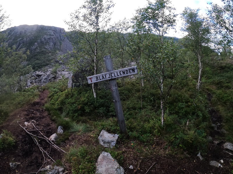 Trail to Blafjellenden