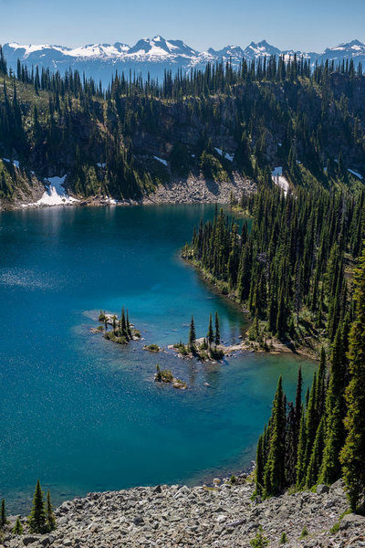 Miller lake from the Miller to Jade lake trail.