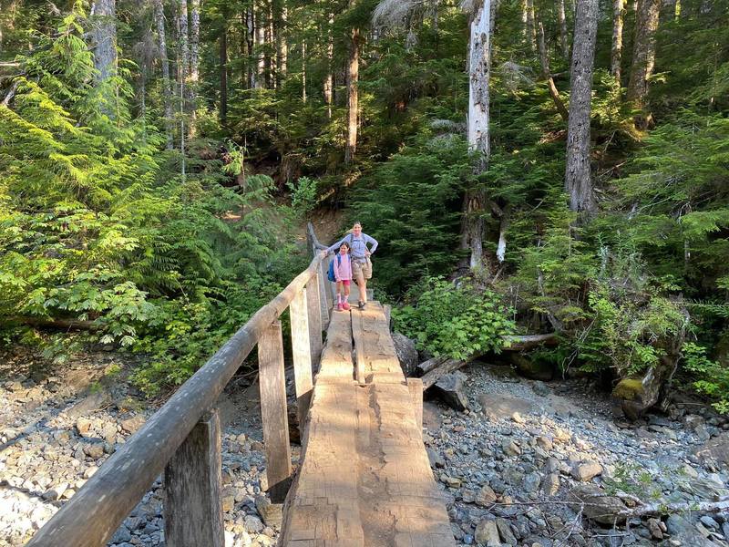 Bridge over Barclay Creek (dry)