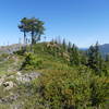 Descending from Summit Valley Lookout along the ridges.