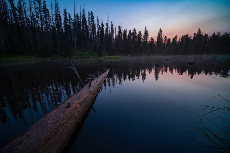 Dawn on Stewart Lake