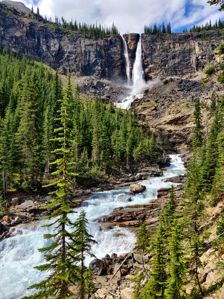 Twin Falls from the lower viewpoint.