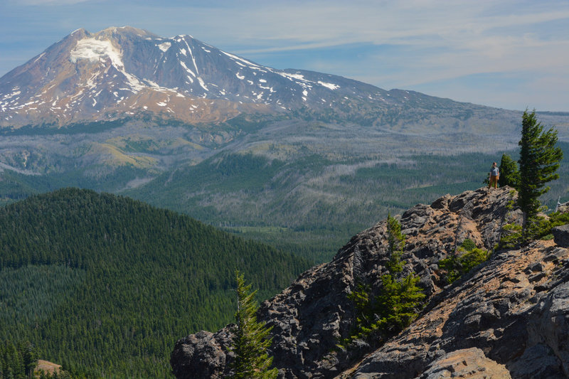 Mt Adams is only 11 miles from Sleeping Beauty.