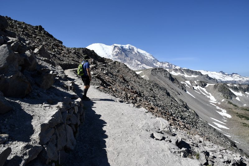 On the way up to First Burroughs.