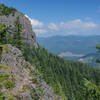 Table rock as seen from the Saddle Trail.