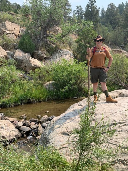 Cherry Creek just downstream from the dam.